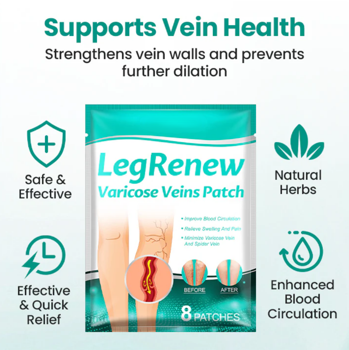 Varicose Vein Relief Patch